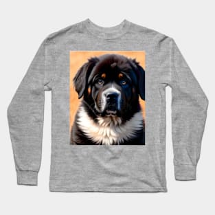 Tibetan Mastiff Puppy 02 Long Sleeve T-Shirt